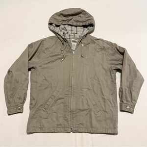 Vtg Northern Reflections Sport Hooded Jacket with Plaid Lining Men’s Small